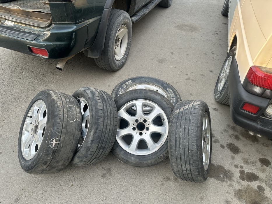 Продам диски с резиной на мерседес
