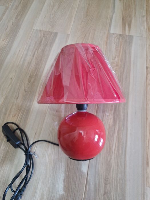 Veioză noptieră ceramică+textil