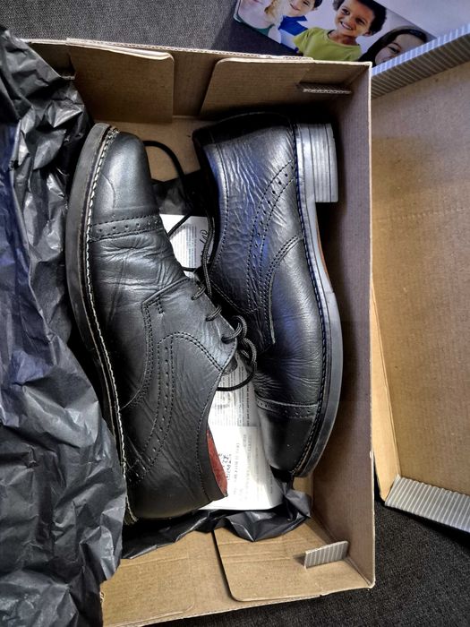 Детски официални обувки от естествена кожа