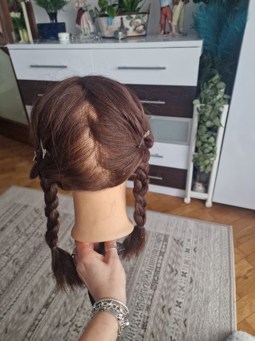 Cap manechin cu par natural