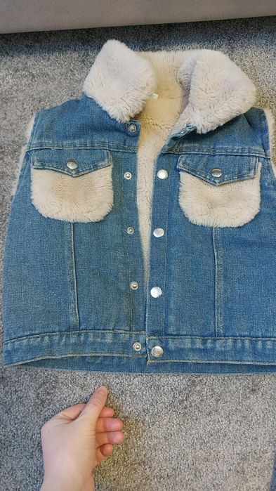 Жилет меховой для девочки