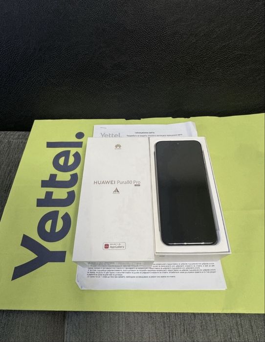 ЧИСТО НОВ 512GB Huawei Pura 80 Pro Yettel Гаранция до 2028 г. White