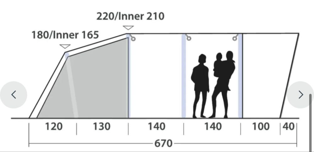 Палатка-Outwell Hayward Lake 2022
