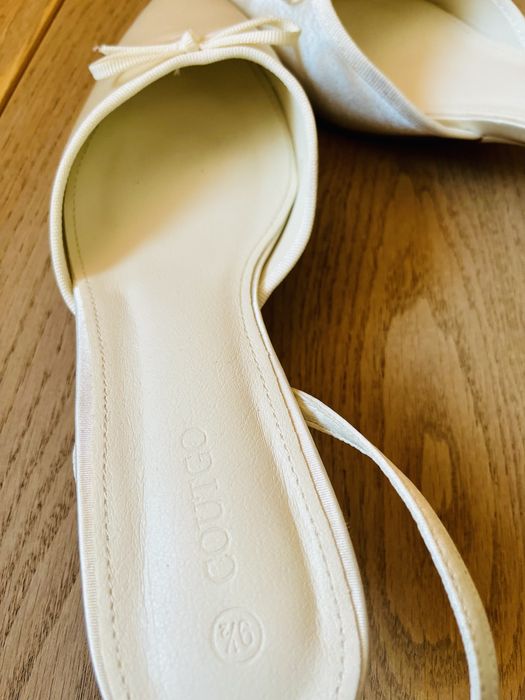 Американски бели летни сватбени обувки 40-41