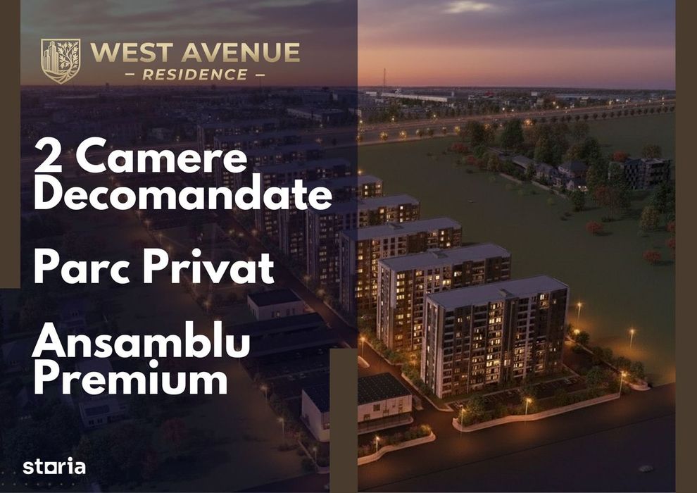 2 camere decomandat | Bucătărie separată | TVA inclus