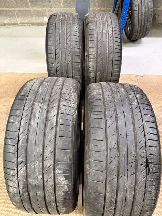 Jante ORIGINALE BMW Seria 3, 4 (G20, G22) R19 M793i Anvelope vata Continental