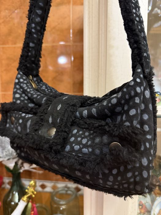 Новая итальянская сумка . Материал натуральная дубленка