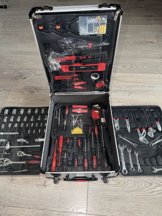 Trusa de scule keltin - 187 piese \ valiza aluminiu cu roti