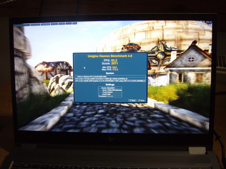 Zbook Fury G8 15.6'' FHD i7-11800H SSD 512Gb RAM 16GB nVidia T1200 4Gb