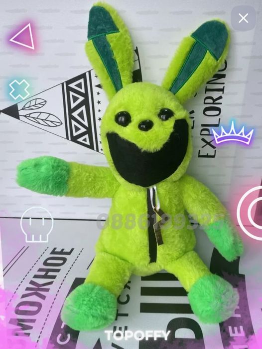 Плюшена играчка Smiling Critters Cat Nap Catnap, 40см