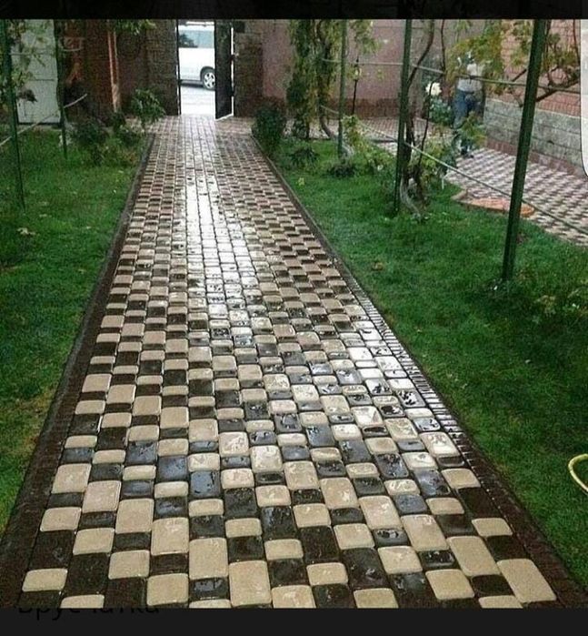 Укладка брусчатки