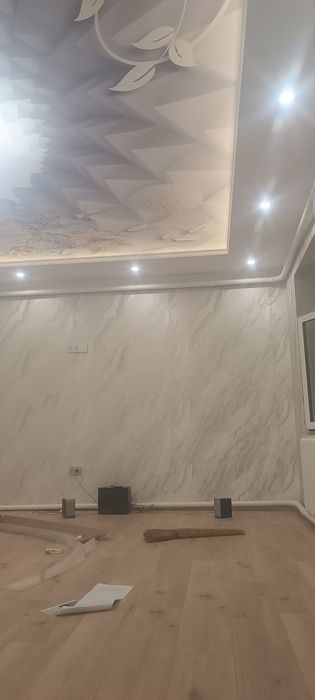 Малярный работы потолки