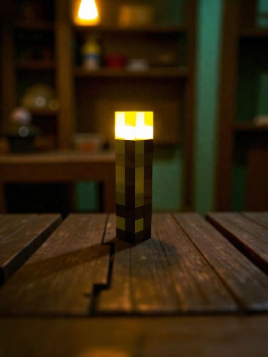 Майнкрафт ночник светильник