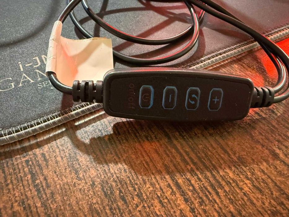 Suport Casti PC RGB 2 coloane + telecomanda