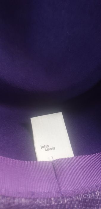 Palarie pentru nuntă mov