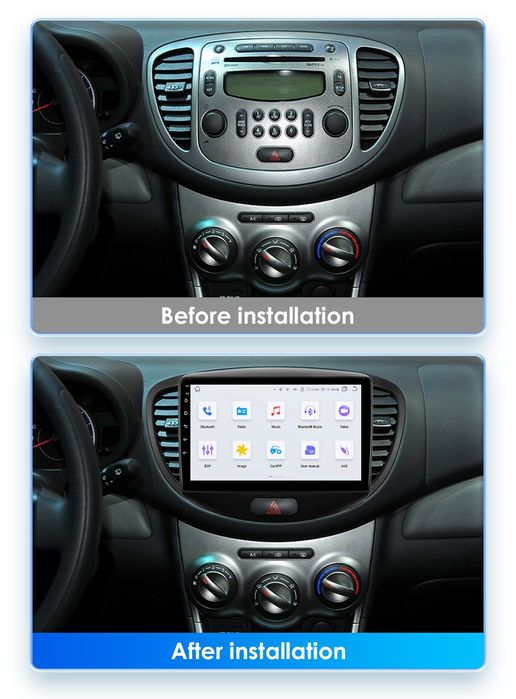 Navigatie Android dedicata Hyundai i10 (2007-2013)