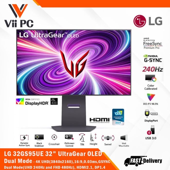 Продаю игровой OLED монитор LG UltraGear 32GS95UV