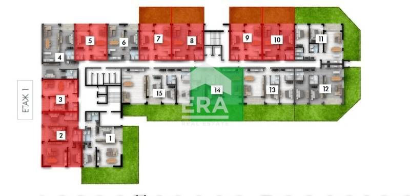 Продава се Тристаен апартамент в София, Люлин 2 - 112 кв.м за 1547 €/кв.м - Снимка #3