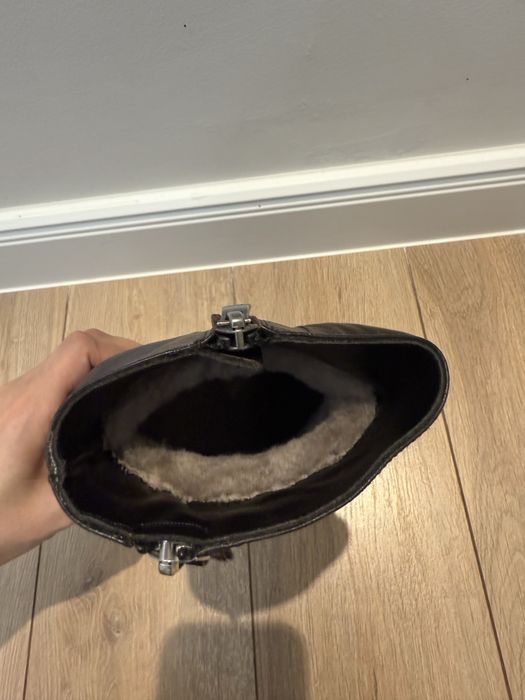 Сапоги кожаные натуральные