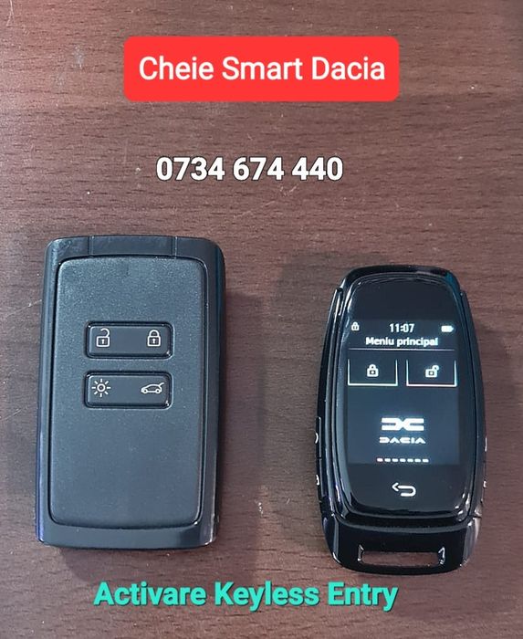 Chei inteligente Smart key, Activare Keyless entry