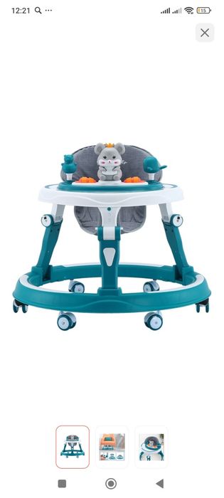 Продам стульчик для кормления + в подарок ходунки