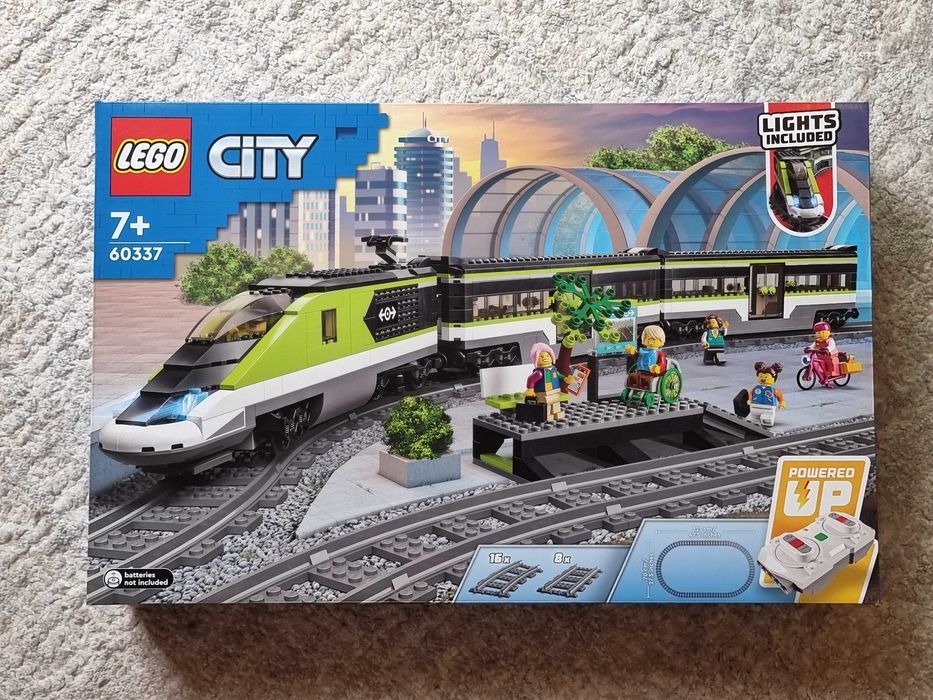 LEGO City Tren expres de pasageri 60337, 7 ani+