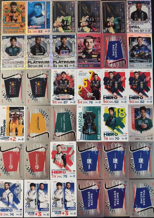 F1® TOPPS TURBO ATTAX 144 бр. Договаряне за някой карти