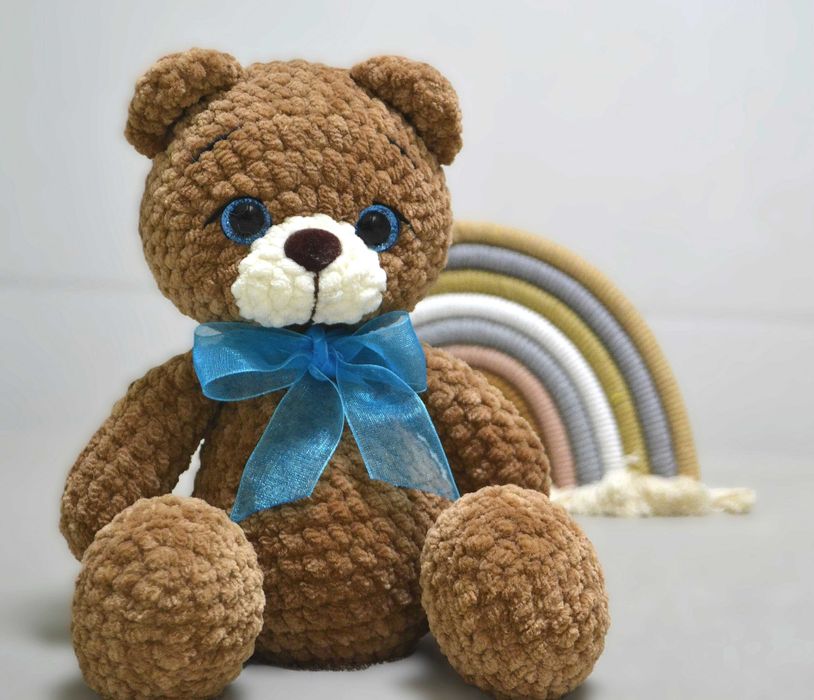 Плетено мече Плетени играчки