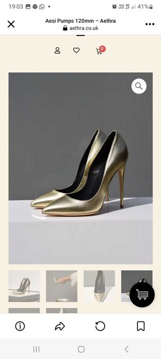 Pantofi piele  nr 38