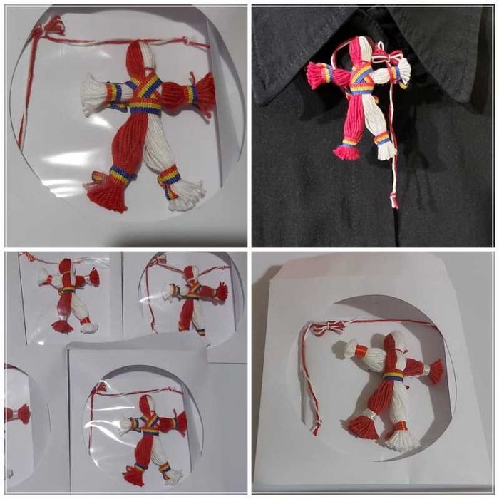 Mărțișor fată/băiat fire bumbac