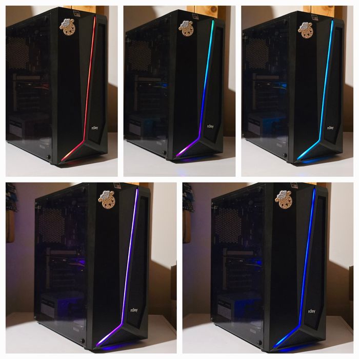 Unitate pc gaming jocuri Ryzen 5 5500 RX 5500 XT GDDR6