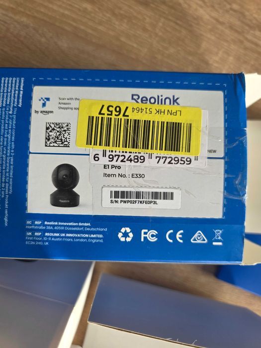 Cameră de securitate de interior Reolink 5MP Pan/Tilt