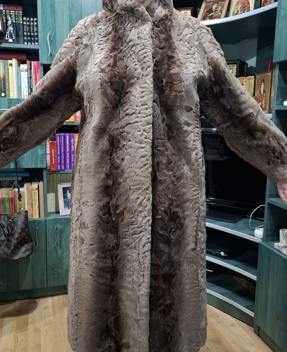 Haină de blană naturală Astrahan - Brand Sixth Sense - Culoare deosebi
