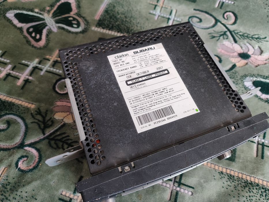 Магнитола на Субару Импреза 2007 год.