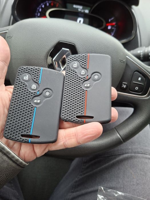 Husa silicon cartela / cheie Renault. Set nou.