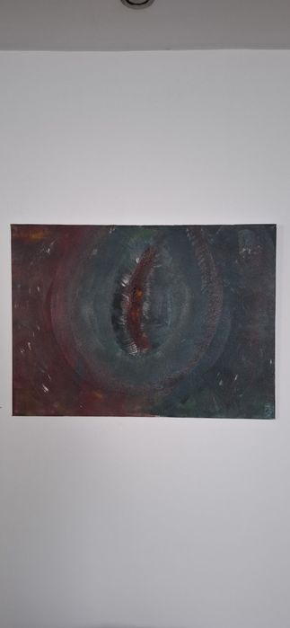 Pictura in ulei "Eclipsa fierei"