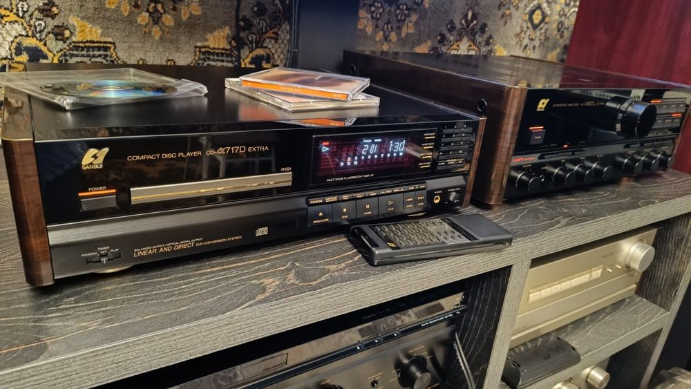 SANSUI - Усилитель+СД