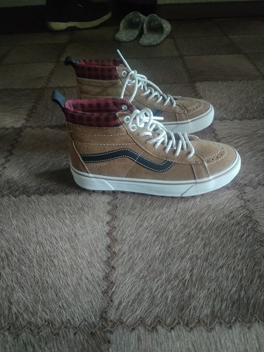 Vans Sk8-Hi MTE-1 Plaid Brown/Black