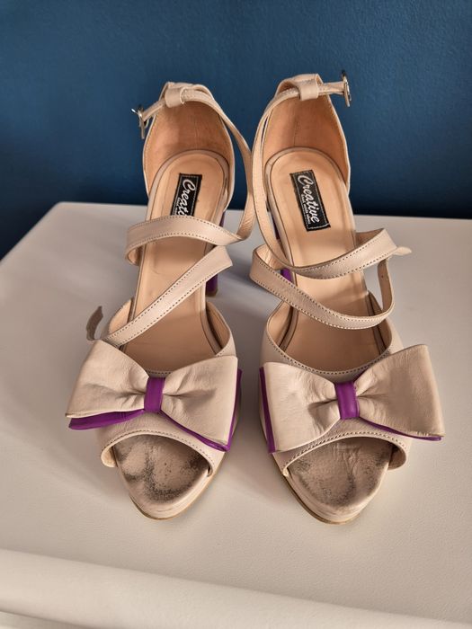 Vand sandale de piele Creative Shoes