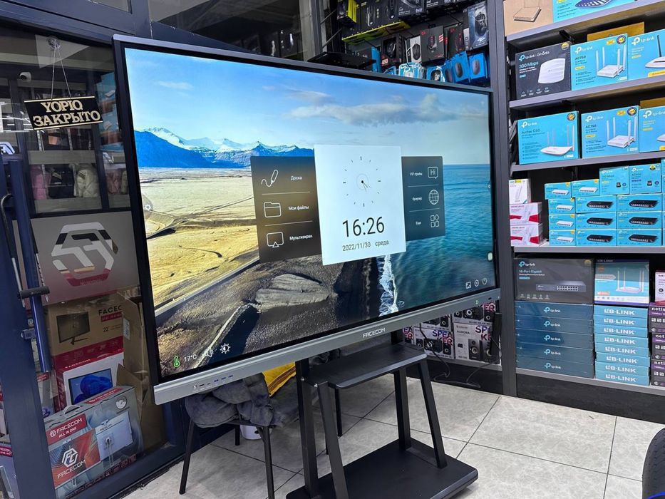 INTERACTIVE PANEL 86” 4K ANDROID 11.0 4Gb/32Gb new theme