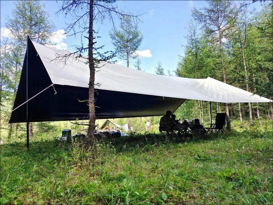 Многофункциональный тент-накидка для пикника и отдиха на природе