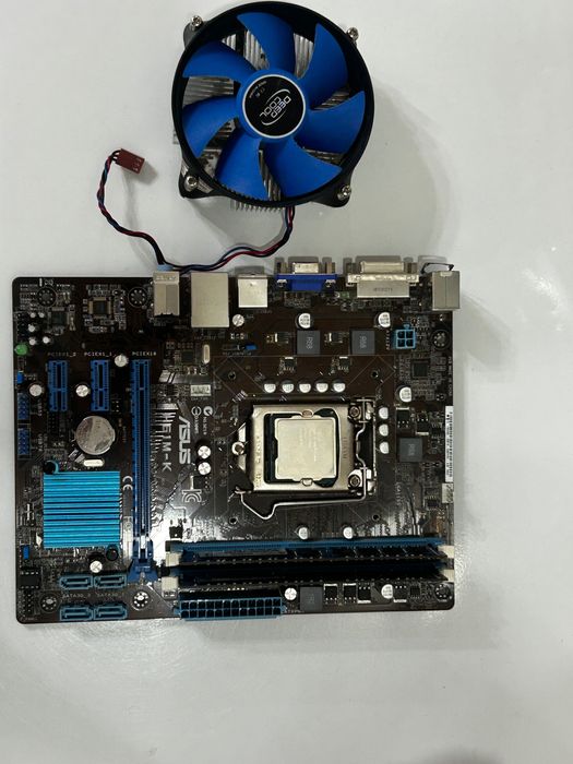 Мат плата+Озу 8Гб+процессор+кулер