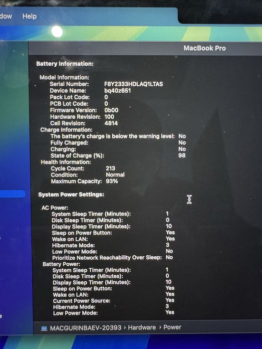 MacBook pro M1 PRO 14inch 16gb / 1tr