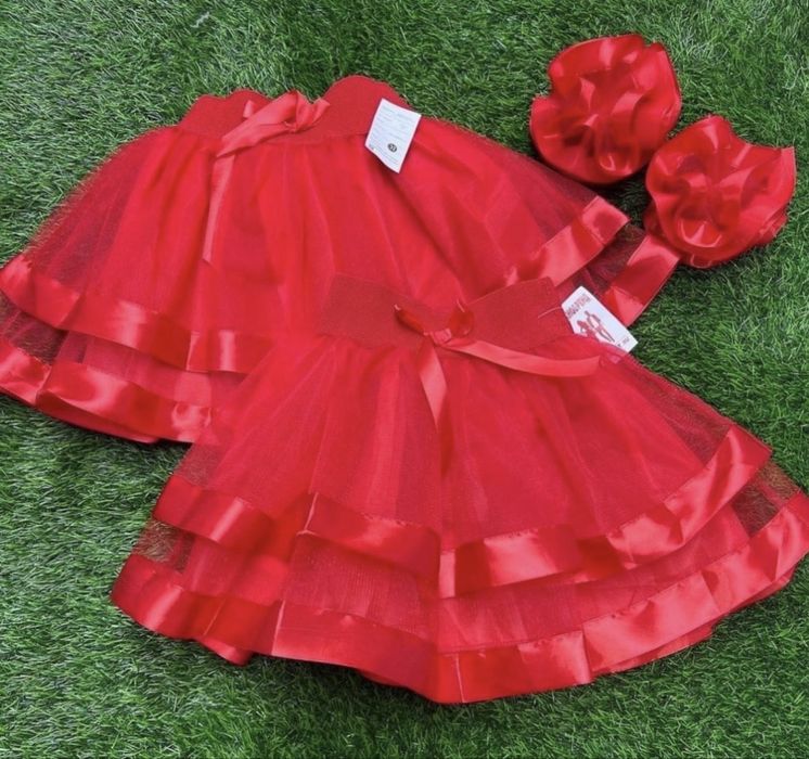 Красный юбка пачка