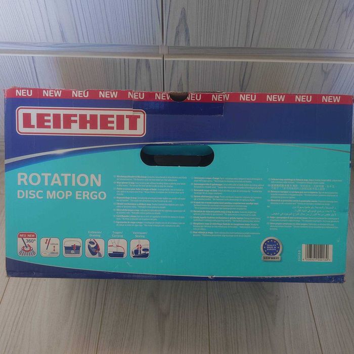 Комплект за почистване Leifheit Clean Twist Disc Mop Ergo