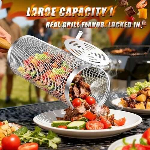 Нови Грил кошници неръждаема стомана 304 BBQ аксесоар 2 броя за месо