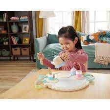 Детски дървен комплект за чай закуска за дървена кухня Fisher Price