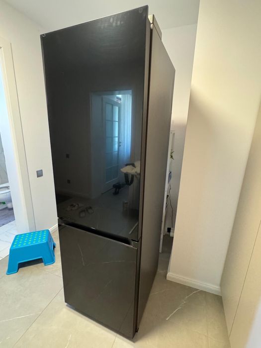 Combina frigorifica SAMSUNG RB34A7B5E22/EF, Bespoke, No Frost, 344 l, H 185.3 cm, Clasa E, All-Around Cooling, negru