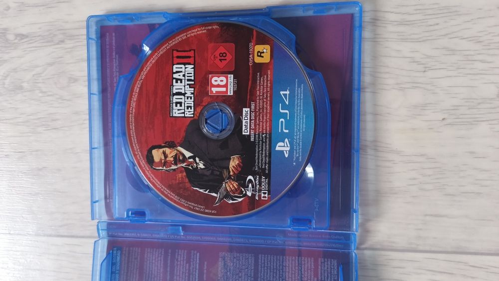 Диск игры Red Dead redemption 2 на Playstation 4