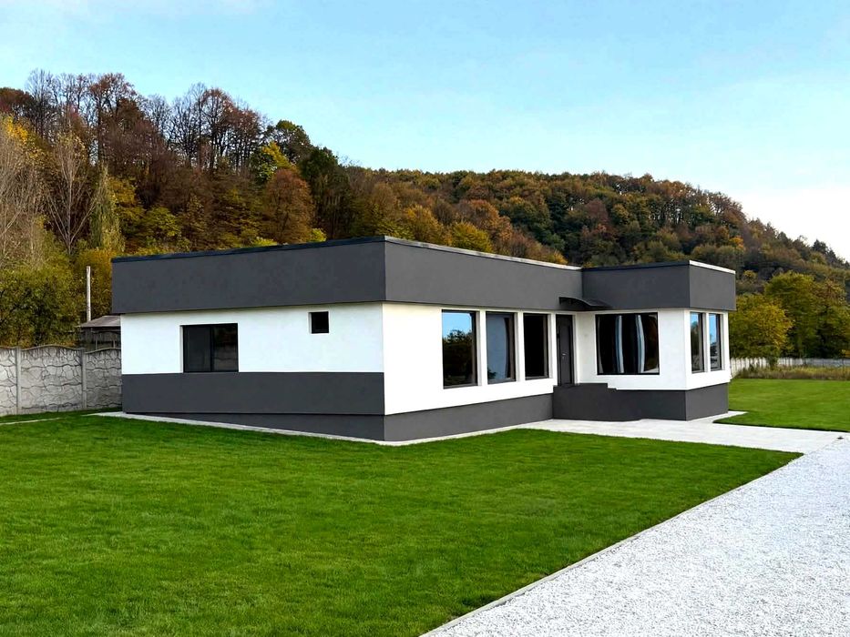 Casă de lux eco 150 mp, mobilată, lângă pădure - Câmpulung